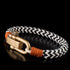 maritimes nautisches unisex armband segeltau schaekel uniqal